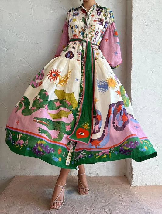 Bella - Italian Maxi Dress